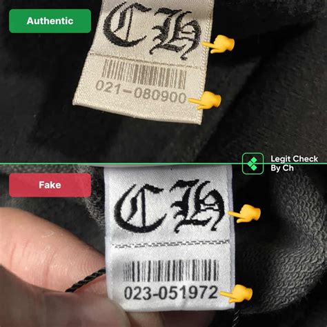 chrome heart cloth fake vs real|chrome hearts washing tag.